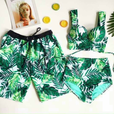 Bộ Đồ Bơi Nam Nữ 3 Mảnh