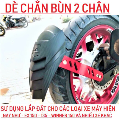 Áo Thun Nam Chắn Bùn Sau Kiểu Ninja 2 Chân Cực Ngầu Cho Các Loại Xe – Dè Chắn Bùn Sau Chất Lượng Tốt