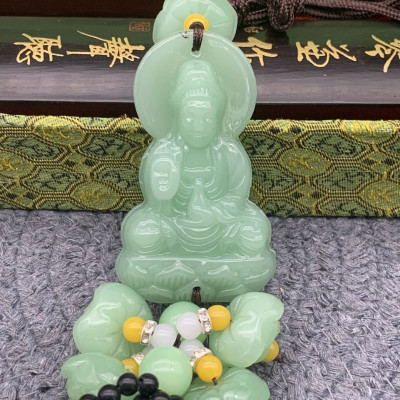 Khánh Treo Xe Ô Tô Quan Thế Âm Bồ Tát Phong Thủy Mang May Mắn Và Tài Lộc