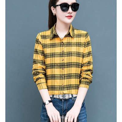 Áo sơ mi nữ kẻ sọc phối màu, bảng màu đa dạng lưa chọn, phong cách trẻ trung NH22