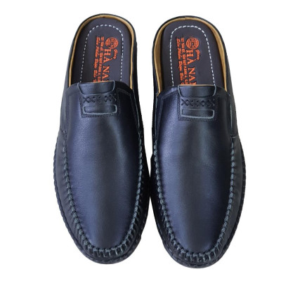 Dép Bít Mũi Nam HÀ NAM Da Bò Thật Cao Cấp GSB2047