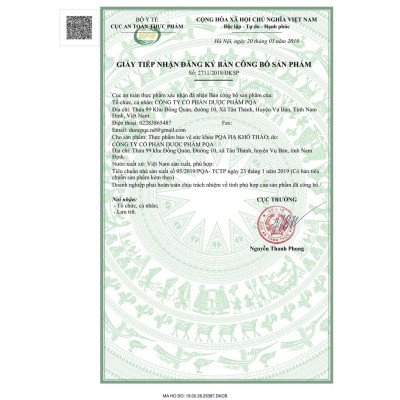 Hạ Khô Thảo PQA Hỗ Trợ Thông Mũi, Thông Thoáng Đường Thở Và Viêm Mũi Dị Ứng Hộp 125ml