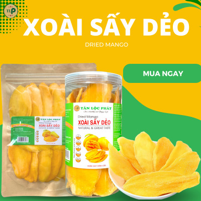 XOÀI SẤY DẺO VỊ TỰ NHIÊN CHUA NGỌT TÂN LỘC PHÁT