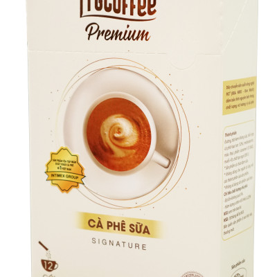 Cà phê sữa hòa tan Signature - ITGCOFFEE PREMIUM - Hộp 240g (12 gói x 20g)