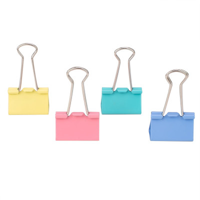 Kẹp Bướm Màu Deli 32mm 8553 