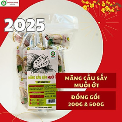 MỨT MÃNG CẦU SẤY MUỐI ỚT THÀNH LONG 200G - VIỆT NAM