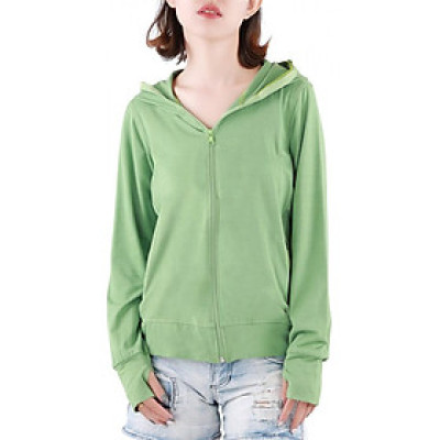 Áo Khoác Nữ Xỏ Ngón Comfort Dây Kéo Túi