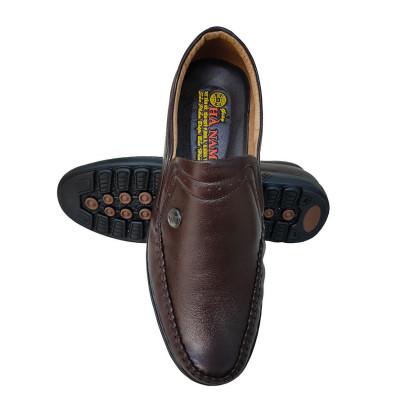 Giày Mọi Nam Da Bò Thật TiTi ĐÔ Cao Cấp GM2071d