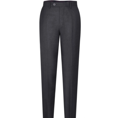 Quần tây nam Khatoco không ly màu đen xám (tặng vớ cao cấp)