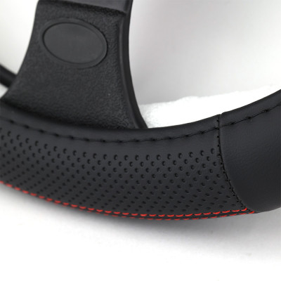 Bọc Vô Lăng CIND 8062 Size M Màu Đen Chỉ Đỏ