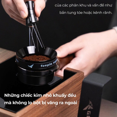 Kim tán bột cà phê thông minh WDT Feepie