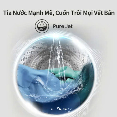 Máy giặt Hisense Inverter Pro 10.5kg WF105M3 giặt thông minh AI, điều khiển từ xa, bảo hành 3 năm - HÀNG CHÍNH HÃNG