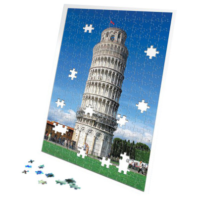 Tranh xếp Hình Tia Sáng Tháp Pisa Italy (247 Mảnh Ghép)