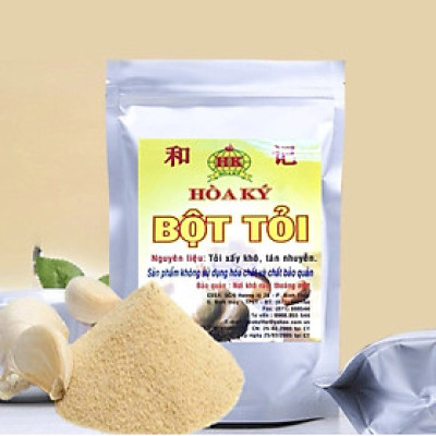 Bột tỏi 300gr Hoà Ký thơm tròn vị tỏi nguyên chất