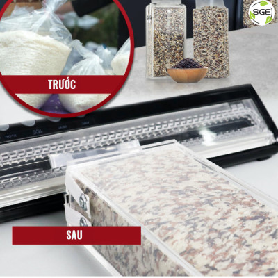 Hộp Định Hình Gạo RB5000. Chế Tạo Từ Nhựa Acrylic Đặc Biệt Dày Dặn Và Cứng Cáp, Chịu Được Lực Tác Động Cao Từ Bên Ngoài. 