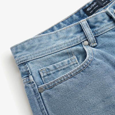 Quần jean nam ống rộng form wide leg - RT10S25DPA014 | ROUTINE CÀ MAU