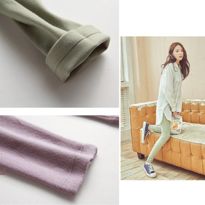 Quần Legging Trơn Nữ Co Dãn, Cực Mềm Thoải Mái Nhập Hàn Quốc (Màu nâu đất)