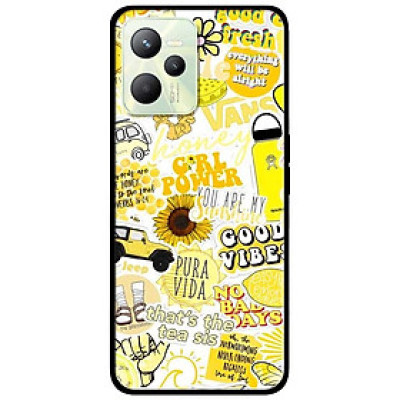 Ốp lưng dành cho Realme C35 - Realme Narzo 50A Prime mẫu Họa Tiết Vàng