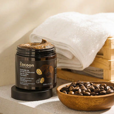 Combo Gel tắm bí đao cocoon 310ml + Cà phê Đắk Lắk sạch da chết cocoon 200ml