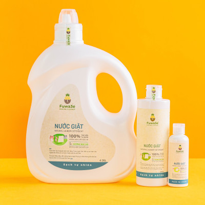 Nước Giặt Tinh Dầu Cam Fuwa3e Enzyme Sinh Học Giặt Đồ Lót Thơm Tự Nhiên An Toàn Cho Da Nhạy Cảm Chai 3.5L