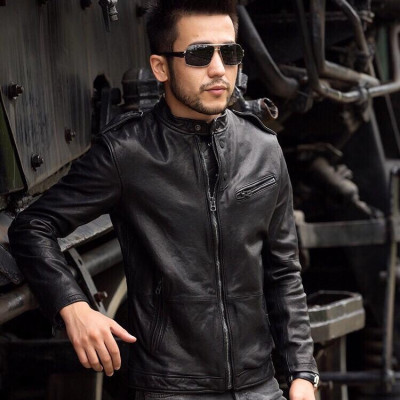 Áo Khoác Da Nam Hai Lớp Lót Lông Phối Ngực Cao Cấp ShopN6 - AKD14 (Nhiều Màu)