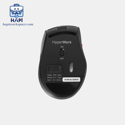 Chuột không dây hàng chính hãng HyperWork Silentinum HPW-MS01 thiết kế công thái học