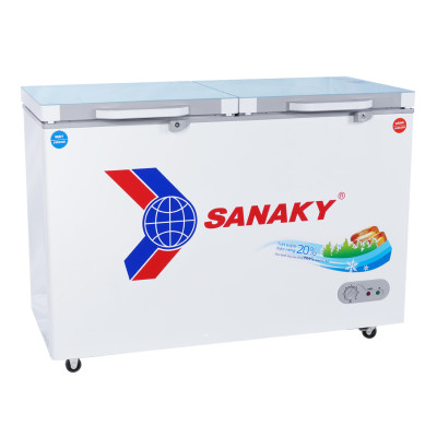 TỦ ĐÔNG MÁT SANAKY 270 LÍT VH-3699W2KD ĐỒNG (R600A) (KÍNH CƯỜNG LỰC) - HÀNG CHÍNH HÃNG
