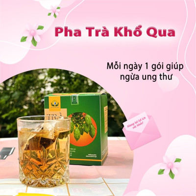 Trà Khổ Qua ( Mướp Đắng ) hộp 30 Túi Lọc Siêu Thị Thiên Nhiên