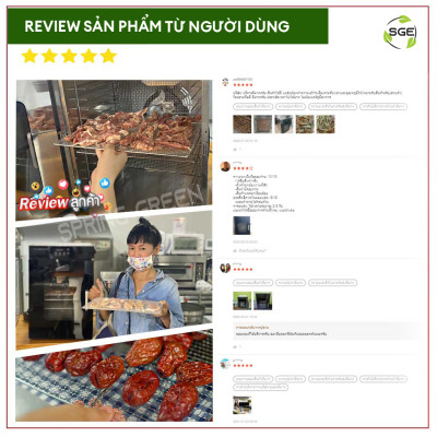 Máy Sấy Thực Phẩm Thế Hệ Mới GE Black 12 khay - Hàng Thailand chính hãng