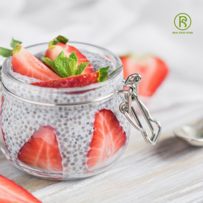 30G Hạt Chia Trắng Organic Real Food (White Chia Seed Organic)