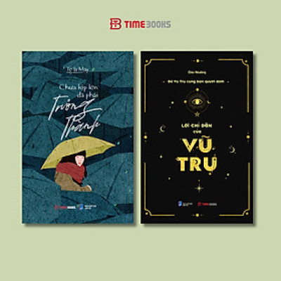 Combo 3 cuốn sách Lời Chỉ Dẫn Của Vũ Trụ + Chưa Kịp Lớn Đã Phải Trưởng Thành + Đợi Mưa, Đợi Gió, Đợi Bình An