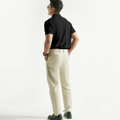 Áo polo tay ngắn nam trơn màu . Form Fitted - RT 10S25POL024 | ROUTINE CÀ MAU