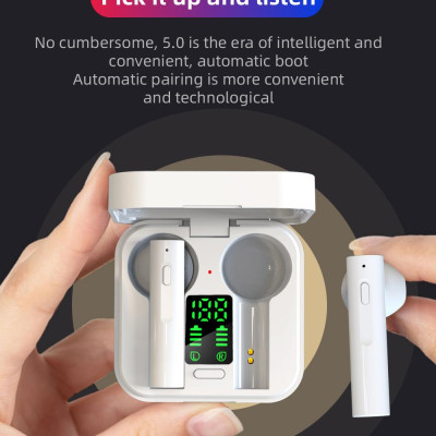 CINCATDY Tai Nghe Bluetooth Earbuds Gaming Headset True Wireless Headphone Air6 plus - Hàng Chính Hãng