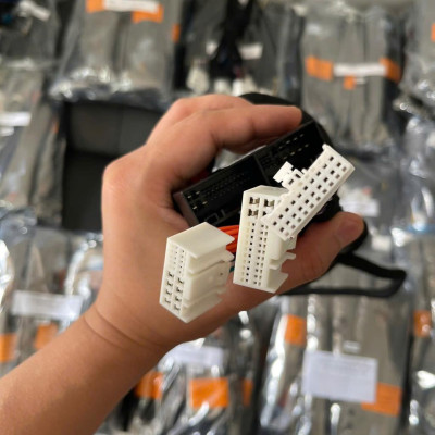 Dây cắm Amply/DSP tương thích đầu nguyên bản Hyundai và KIA, HÀNG CHUẨN Plug and Play.