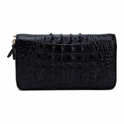 HJ3279-84-85-95 - Bóp da cá sấu nhiều ngăn gai vàng, nâu đất, nâu đỏ, đen