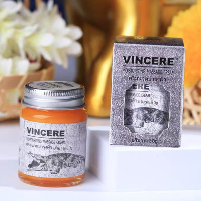 Kem giảm nhăn mặt Vincere mỡ cá sấu giảm sẹo lồi, sẹo lõm, sẹo thâm, sẹo phẫu thuật Thái Lan 30g