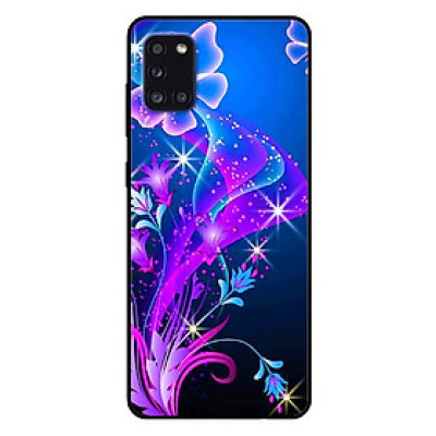 Ốp lưng dành cho Samsung A31 mẫu Họa Tiết Bướm Tím