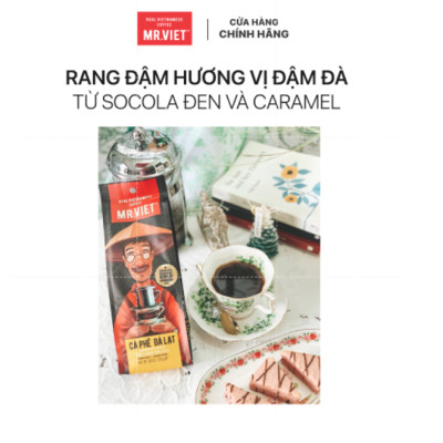 Cà Phê Đà Lạt - Cà Phê Rang Xay Mr Viet Túi 250g