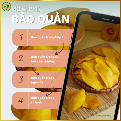 XOÀI SẤY MUỐI ỚT TÂN LỘC PHÁT THƠM NGON ÍT ĐƯỜNG