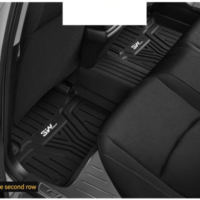 Thảm lót sàn xe ô tô  HONDA ACCORD 2017-đến nay Nhãn hiệu Macsim 3W chất liệu nhựa TPE đúc khuôn cao cấp - màu đen
