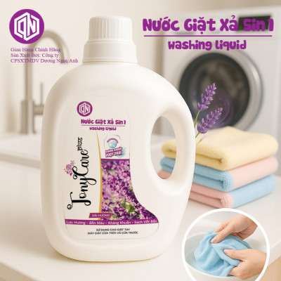 Nước giặt Tonycare 2100ml – Hương Oải Hương dịu nhẹ, sạch sâu, lưu hương bền lâu – Chính hãng Tonycare