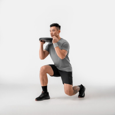 Quần short thể thao nam Vicci QS.01 chất liệu mềm nhẹ, co giãn, thoáng khí, túi có kéo khóa an toàn tiện lợi, kiểu dáng thể thao năng động