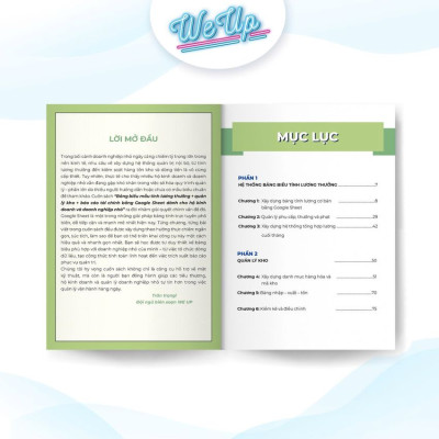 Sách - Bảng biểu mẫu tính lương thưởng, quản lý kho, báo cáo tài chính bằng GoogleSheet