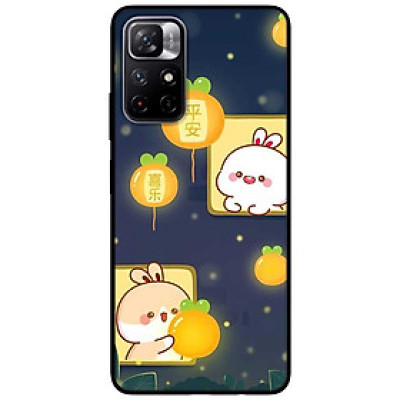 Ốp lưng dành cho Xiaomi Redmi Note 11 5G - Redmi Note 11T - Redmi Note 11S mẫu Thỏ Quả Cam
