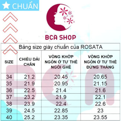 Xỏ ngón nữ 7 phân RO681 ROSATA tại BCASHOP thiết kế đế xuồng trong suốt độc đáo và sang trọng, lạ mắt