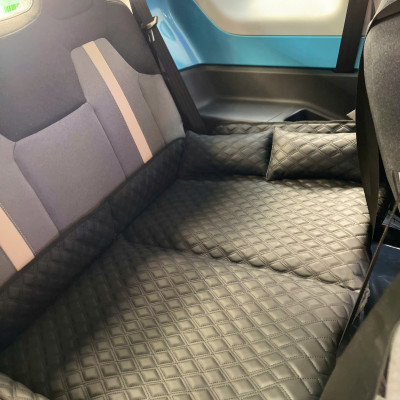 [HCM] NỆM GẤP GỌN CHO VF3, Đệm Lót Hàng Ghế Sau Xe Ô Tô VF3 | Dày Dặn, Nằm Êm Ái, Thiết Kế Da 3D Chống Nóng