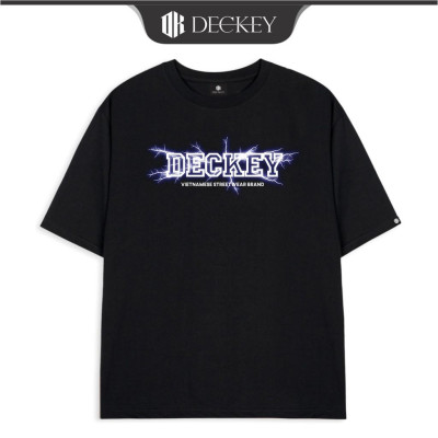 Áo Thun Cotton Unisex Nam Nữ Form Rộng DECKEY SELF CONTROL