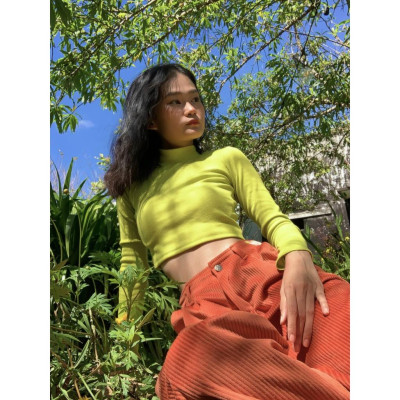 Quần Dài Nhung Cam TARTAN - Velvet Pant / Orange / Best Seller 