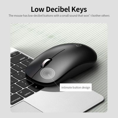  Chuột không dây uFound R-55 2.4G 1200DPI phù hợp với hộ gia đình, văn phòng