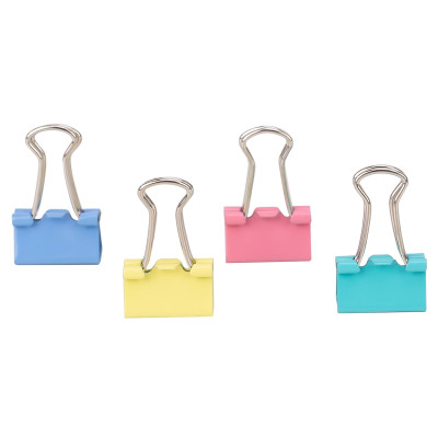 Kẹp bướm màu 15mm Deli - 60 chiếc/hộp - E8556A